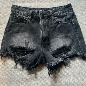Articles of Society black denim shorts